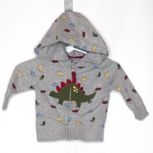 Carters 3M Baby Boy Dinosaur Hooded Jacket